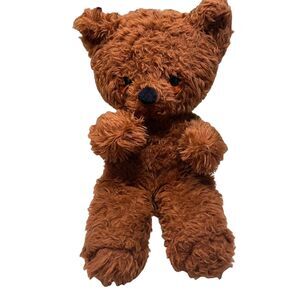 Vintage California Stuffed Toys Brown Shaggy Bear HandCrafted USA 18” Felt Eyes